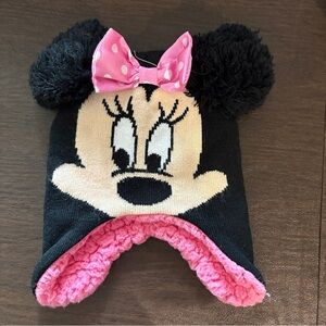 Minnie Mouse Baby Disney Fleece Pom Ears and Bow Hat
